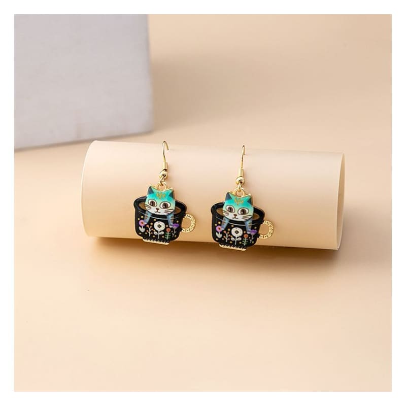 Cat Drop Earring