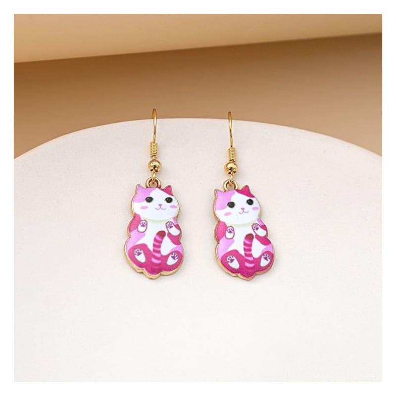 Cat Drop Earring