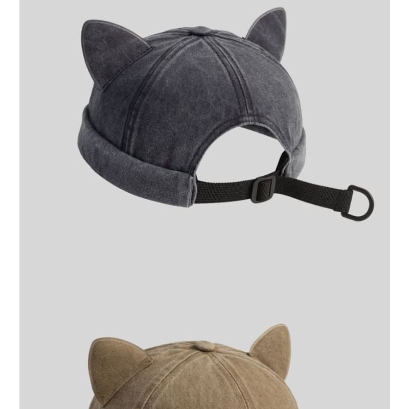 Cat Ear Brimless Hat