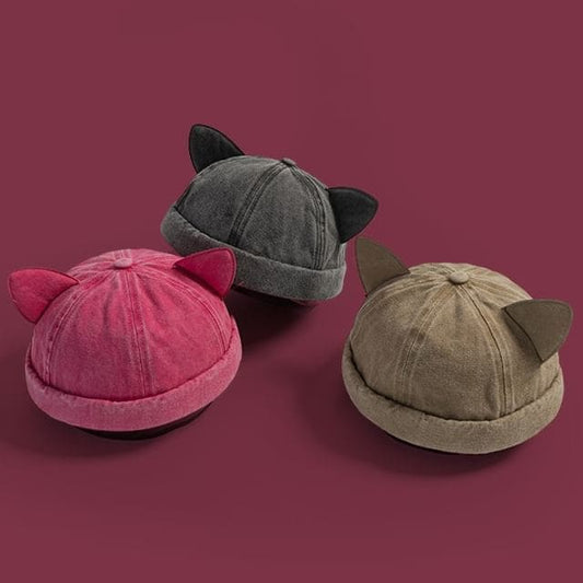 Cat Ear Brimless Hat