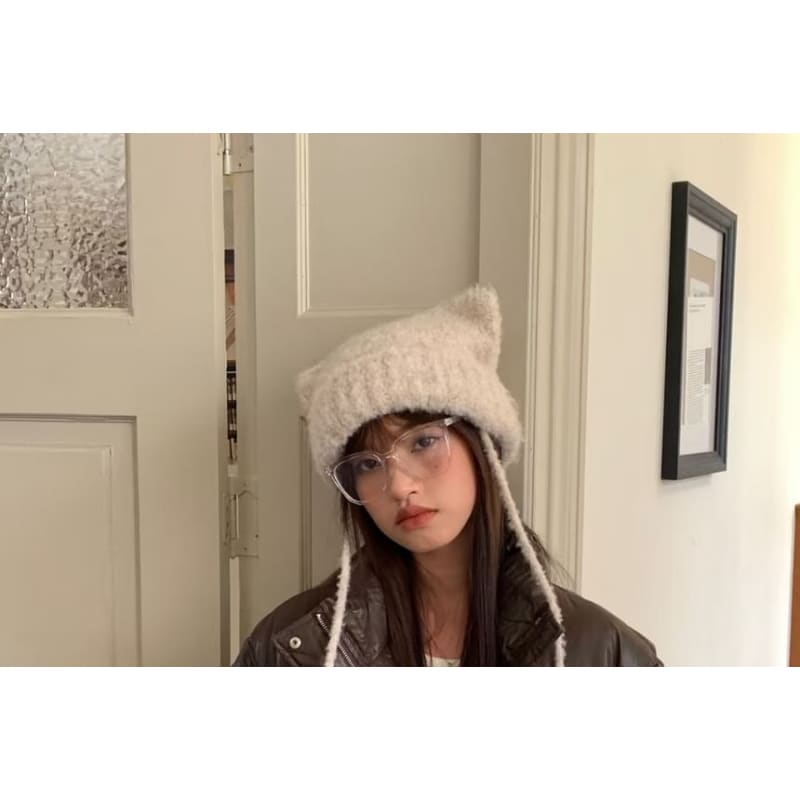 Cat Ear Knit Beanie