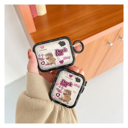 Cat Lettering AirPods / Pro Earphone Case Skin