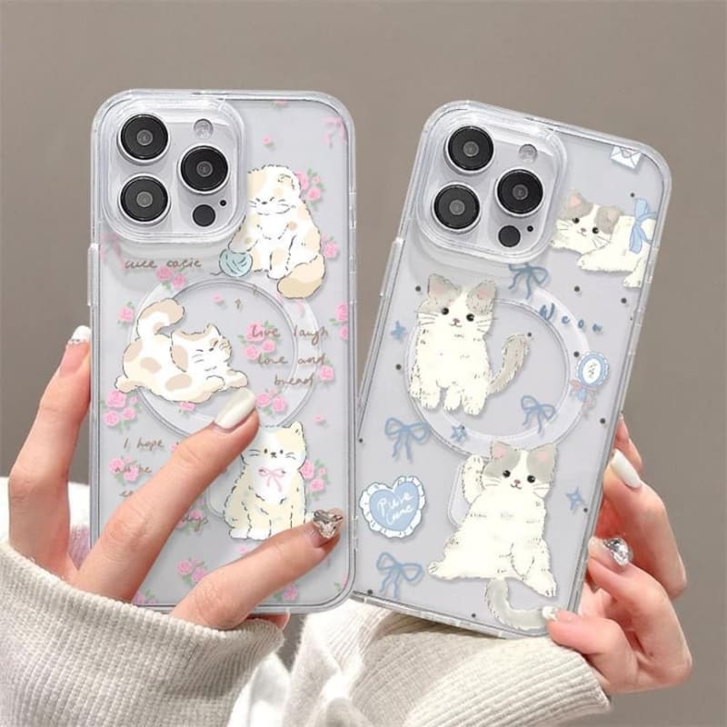 Cat Magnetic (Compatible with MagSafe) Phone Case - iPhone