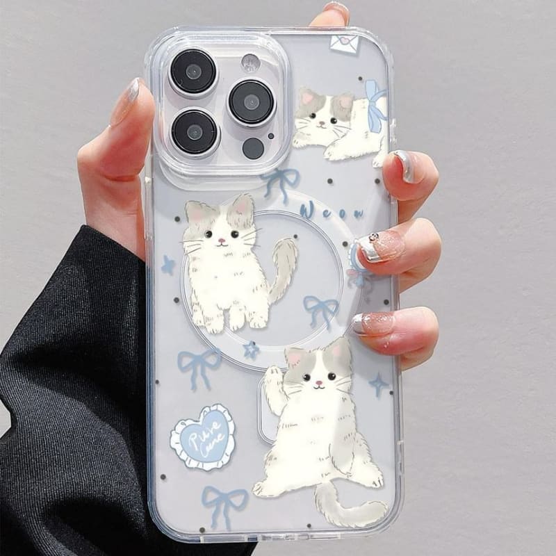 Cat Magnetic (Compatible with MagSafe) Phone Case - iPhone