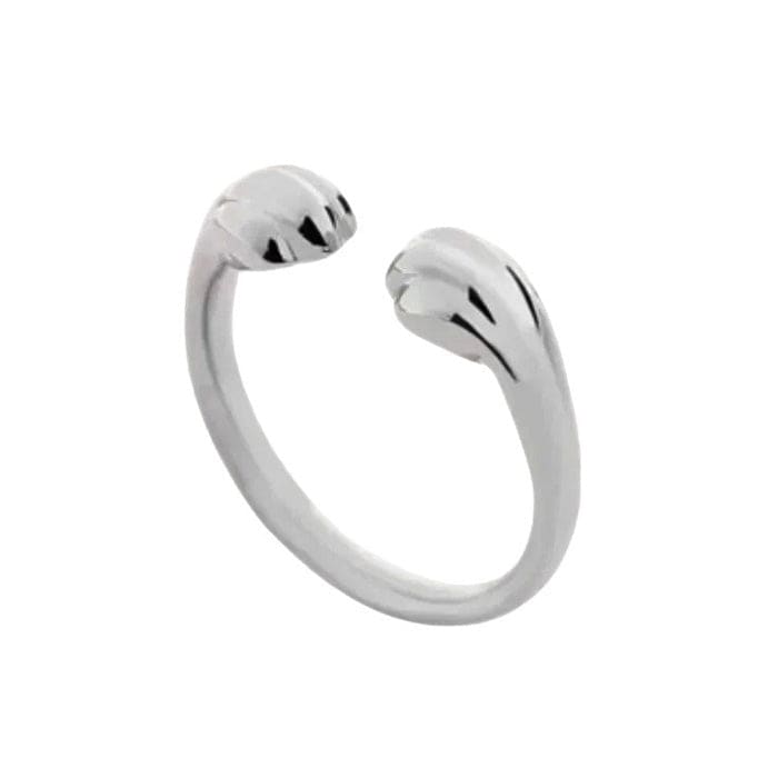 Cat Paws Aesthetic Ring - Adjustable / Silver - ring