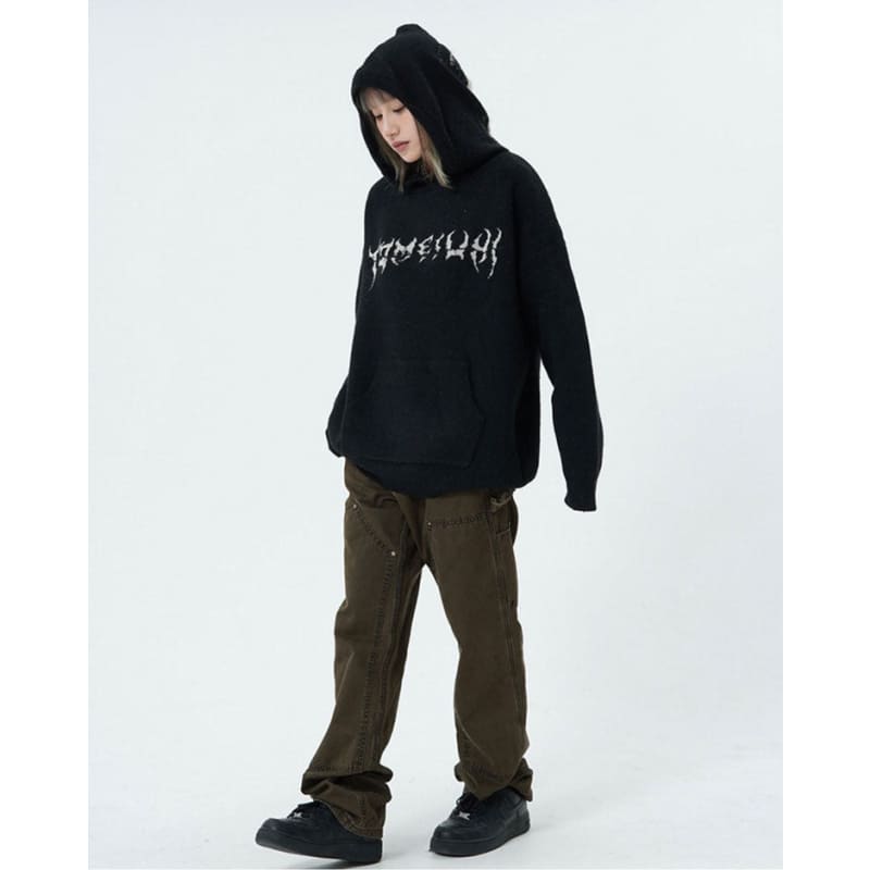 Centipede Knit Hoodie - Hoodie