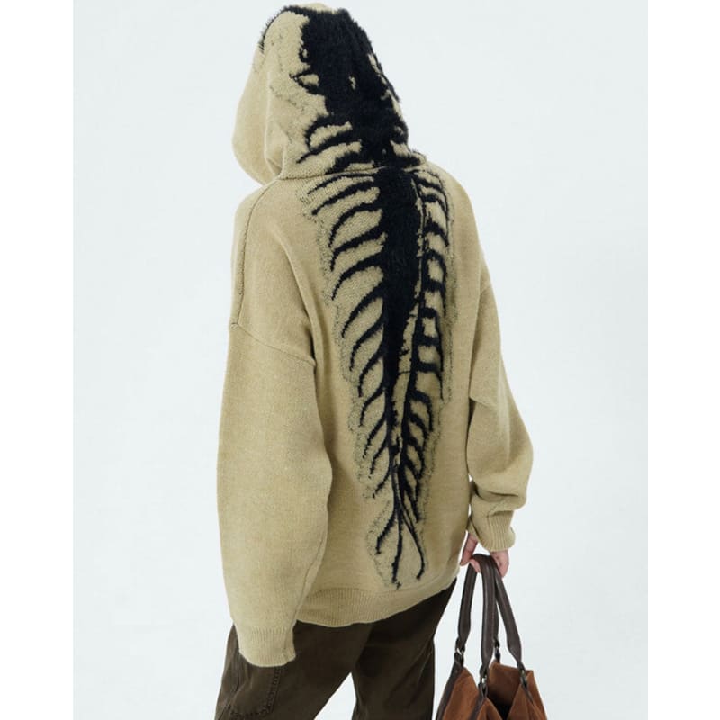 Centipede Knit Hoodie - Hoodie