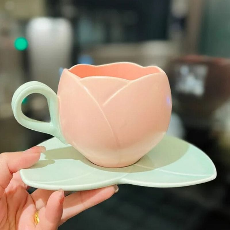Ceramic Tulip Cup - Lovesickdoe Pink