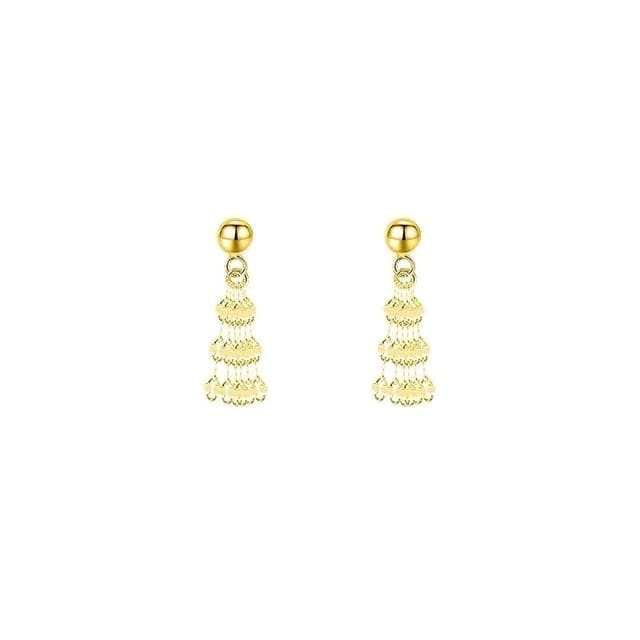 Chain Drop Earring - 1 Pair - Gold / One Size