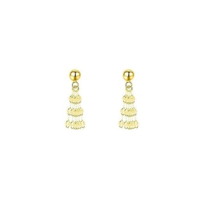 Chain Drop Earring - 1 Pair - Gold / One Size