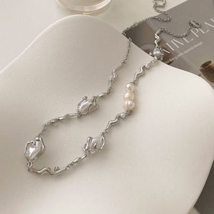 Charm Aesthetic Pearl Necklace - Standart - Necklace