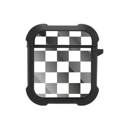 Checked Print AirPods Case Protection Cover - Small Plaid