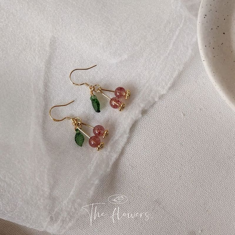 Cherry Drop Earring