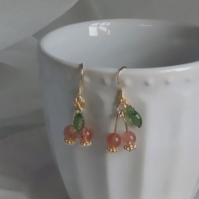 Cherry Drop Earring