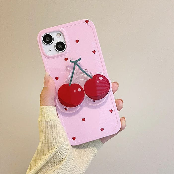 Cherry Heart Phone Case - IPhone Case