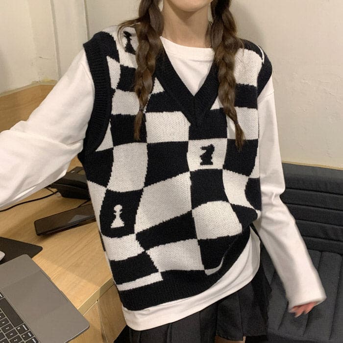 Chess Board Vest - Vest