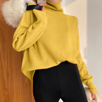 Chic Aesthetic Autumn Sweater - Free Size / Yellow