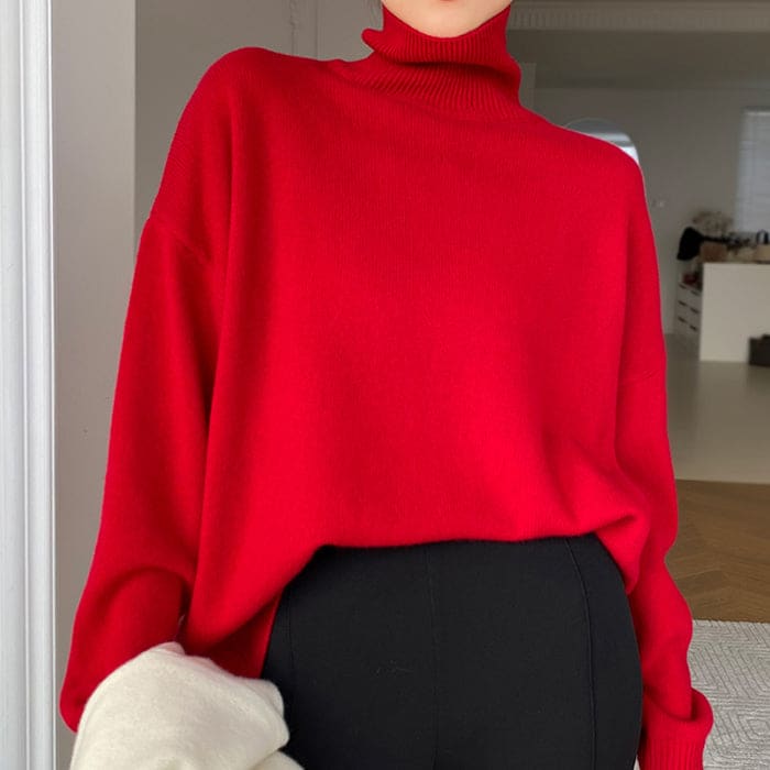 Chic Aesthetic Autumn Sweater - Sweaters