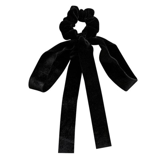 Chic Black Velvet Hair Bow - Standart / Black - Other