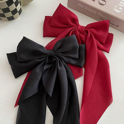 Chic Satin Hair Bow - Other