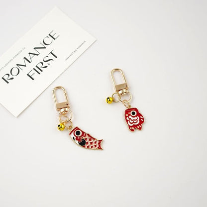 Chinese Koi Bag Charm / Key Ring / Phone Strap