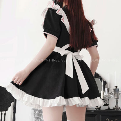 Chinese Lolita Panda Heart Maid Dress