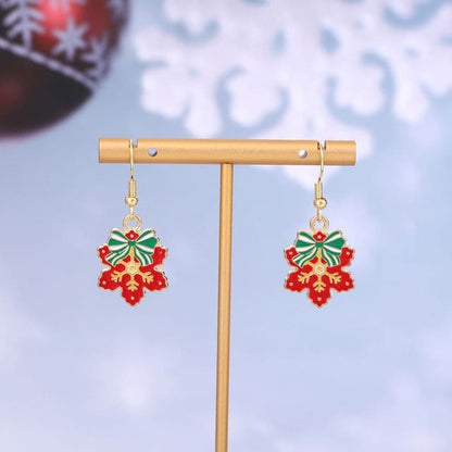 Christmas Cartoon Alloy Drop Earring - 1 Pair - E6219-19