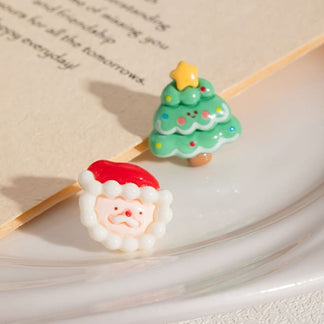 Cute Asymmetrical Alloy Cartoon Doll Stud Earrings