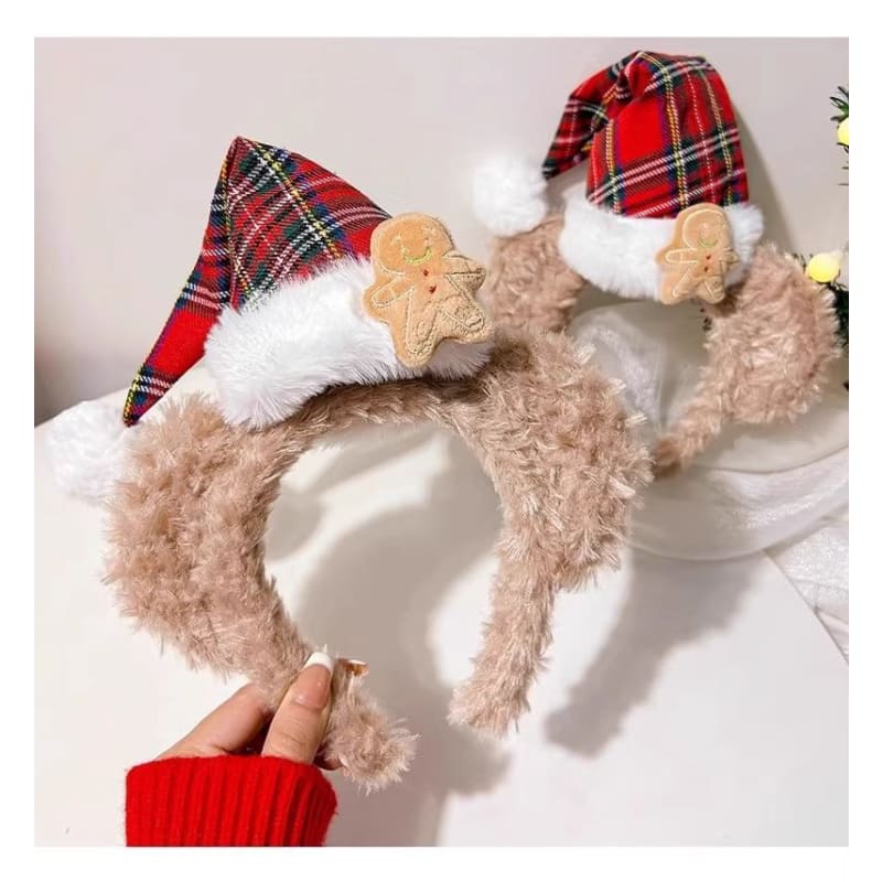 Christmas Hat Fleece Headband