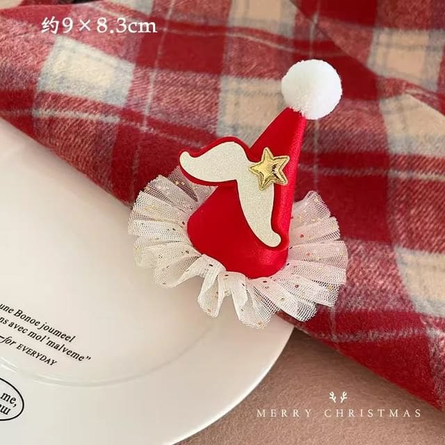 Christmas Headband / Hair Clip - Duckbill Clip - Christmas