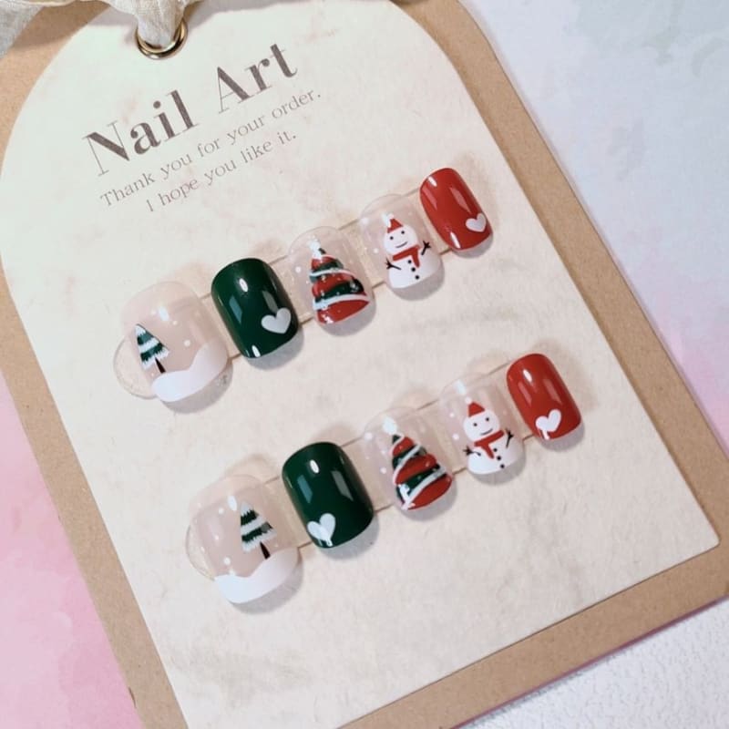 Christmas Press On Nail