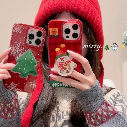 Christmas Snowman Phone Case - iPhone 16 Pro Max / 16 Pro