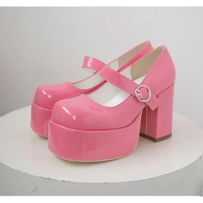 Kawaii Aesthetic Y2K Cute Fairy Chucky Heels Barbie Inspired Shoes ON1417 MK Kawaii Store