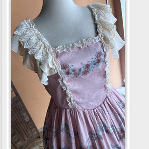 Classic Lolita Basic Dress - Pink / M
