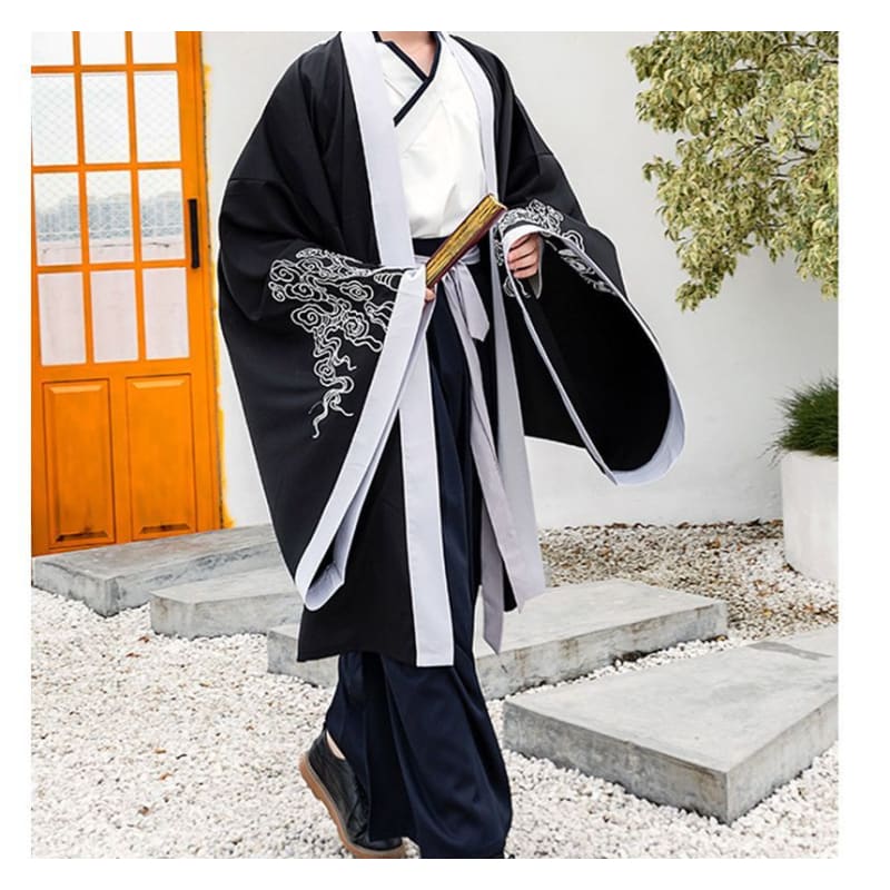 Cloud Embroidered Hanfu Costume Set