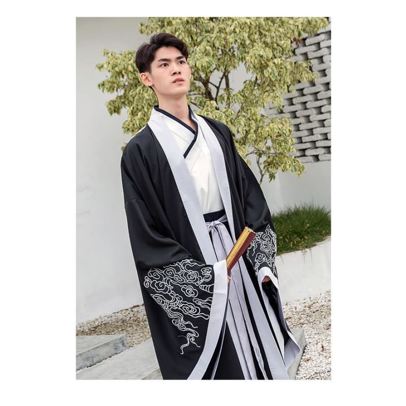 Cloud Embroidered Hanfu Costume Set