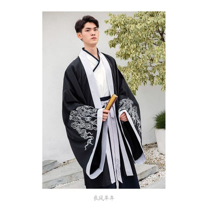 Cloud Embroidered Hanfu Costume Set