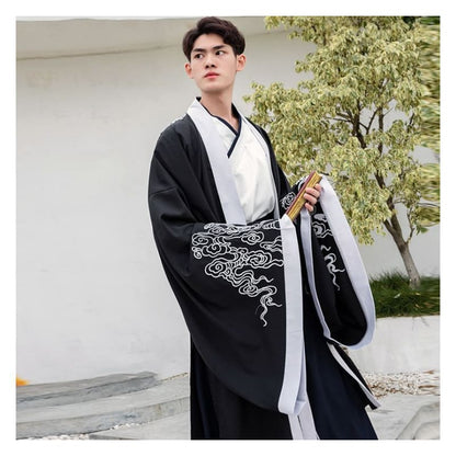 Cloud Embroidered Hanfu Costume Set