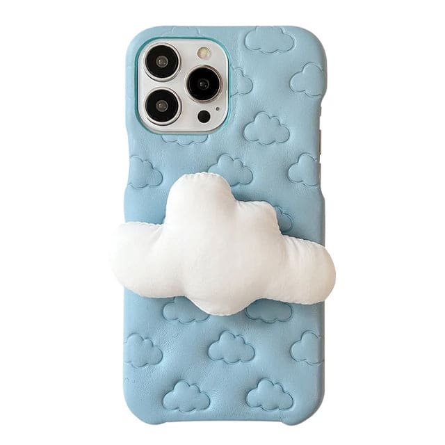 Cloud Puffer IPhone Case - iPhone 11 / Blue - IPhone Case
