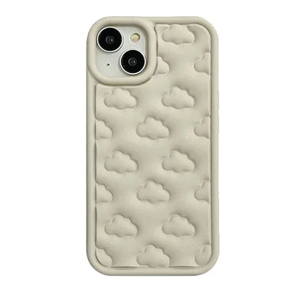 Clouds Puffer Phone Case - iPhone 11 / White - IPhone Case