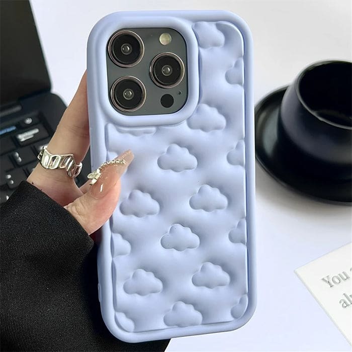 Clouds Puffer Phone Case - IPhone Case