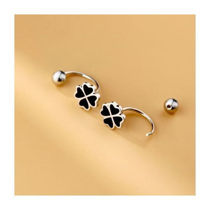 Clover Stud Earring - 1 Pair - Gold / One Size