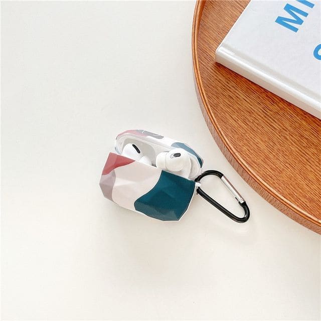 Color Block AirPods / AirPods Pro Earphone Case Skin - Dark