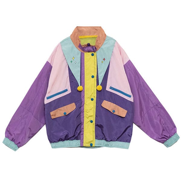 Color Block Jacket - Jackets