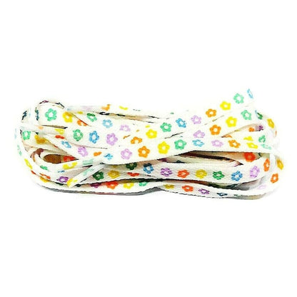 Color Floral Shoe Laces - Laces