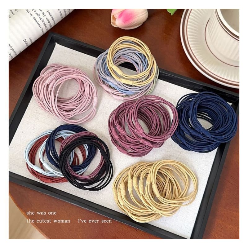 Color Hair Tie / Set