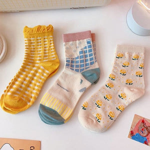 Color Summer Pack Socks - Standart/ 3pcs - Socks