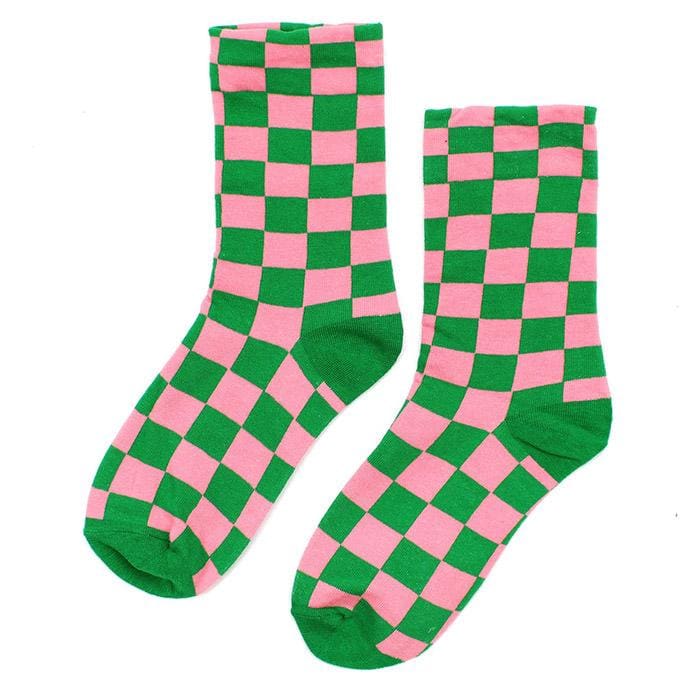 Colorful Checker Socks - Socks