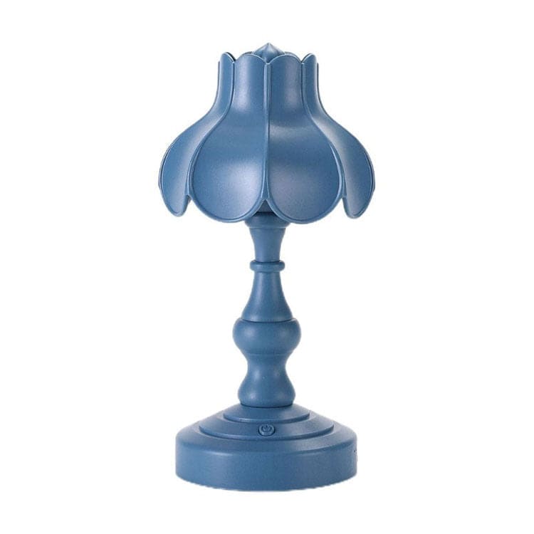 Colorful Lotus Desk Lamp - Dark Blue
