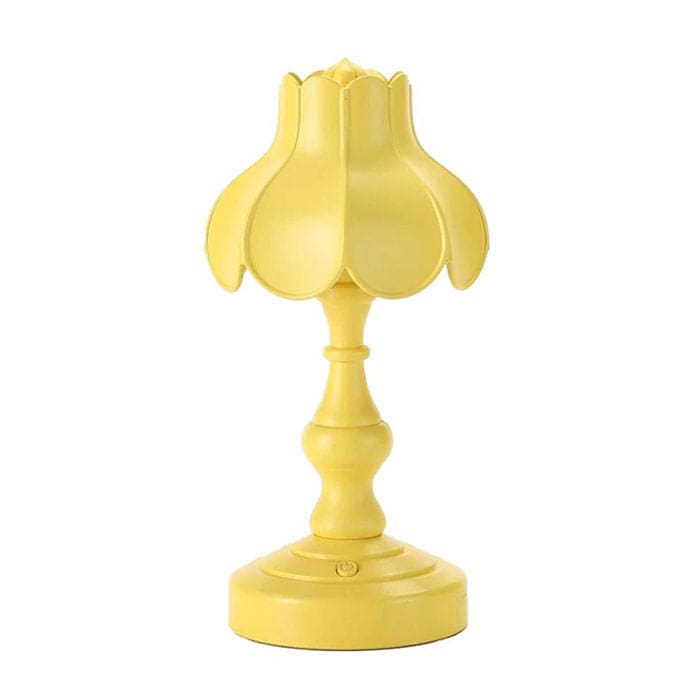 Colorful Lotus Desk Lamp - Yellow